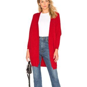Lovers and Friends Ribbed Cardigan Red Size S